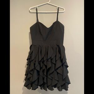 Black Ruffle Dress